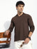 Mens Full Sleeve V-Neck Solid Regular Fit Tshirts