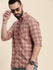 Men Checked Full Sleeve Shirt With Pocket