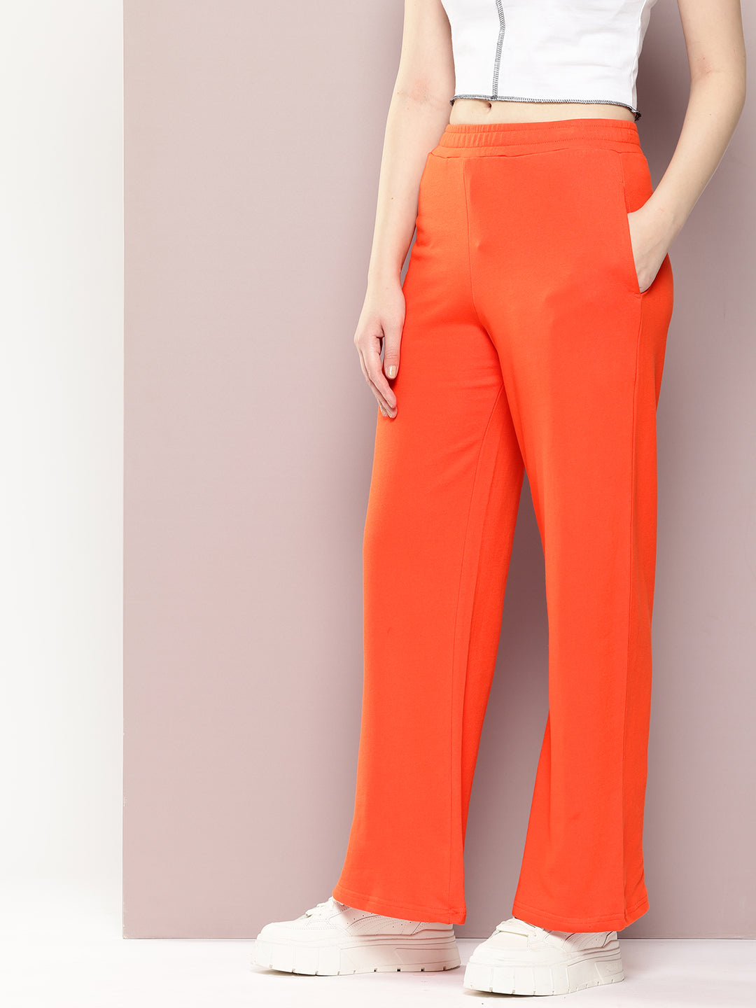 Women Ultra Soft Drapey Cotton Extra Baggy Korean Pant