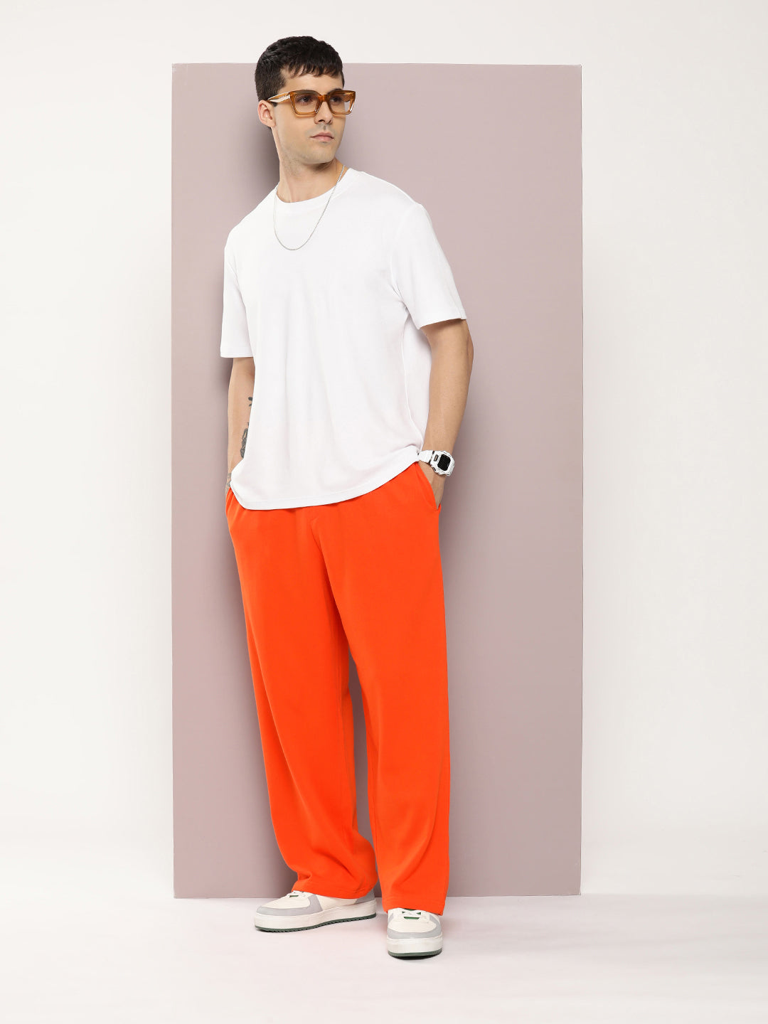 Men Super Soft Cotton Extra Baggy Korean Pant