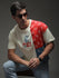 Mens Half Sleeve Drop Shoulder Printed Oversized Fit T-Shirts