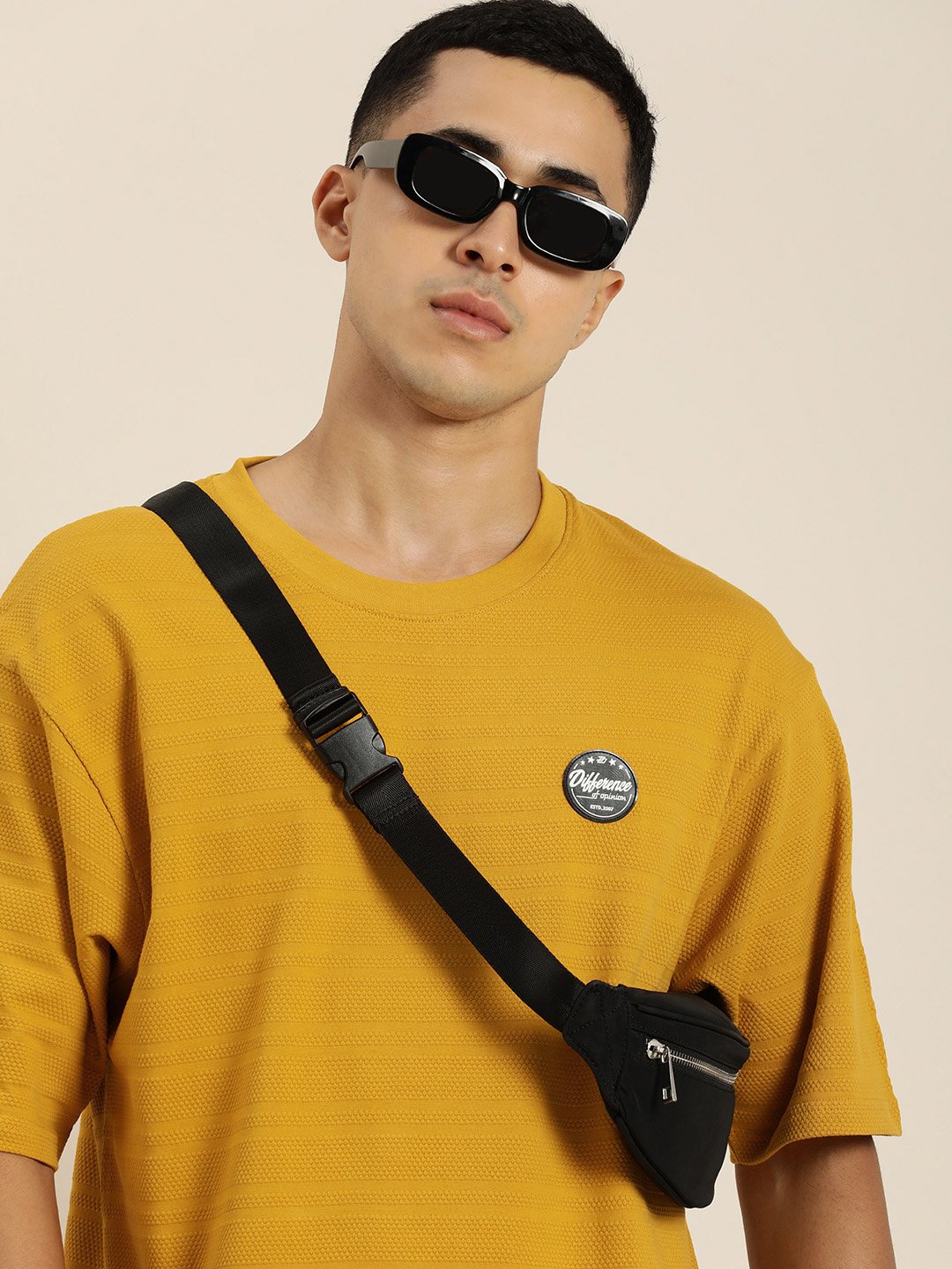 Mens Half Sleeve Round Neck Oversized Fit T-Shirts