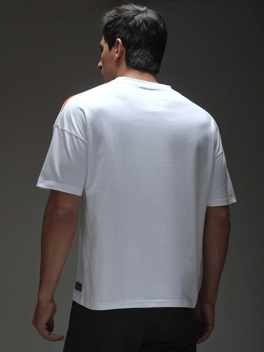 Mens Half Sleeve Drop Shoulder Printed Oversized Fit T-Shirts