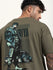 Mens Half Sleeve Drop Shoulder Printed Oversized Fit T-Shirts
