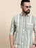 Mens Striped Full Sleeve Shirt With Pocket