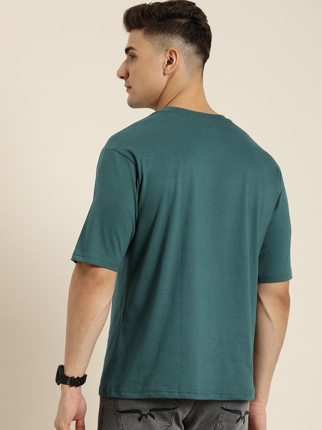 Mens Half Sleeve Round Neck Oversized Fit T-Shirts