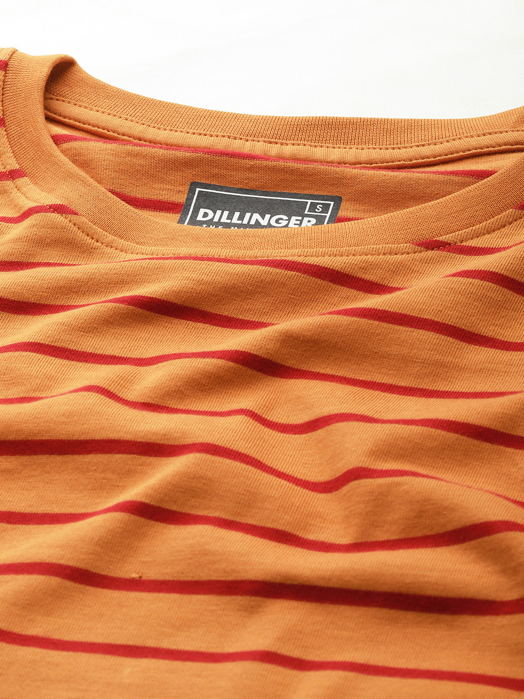 Mens Full Sleeve Round Neck All-Over Striped Regular Fit Tshirts