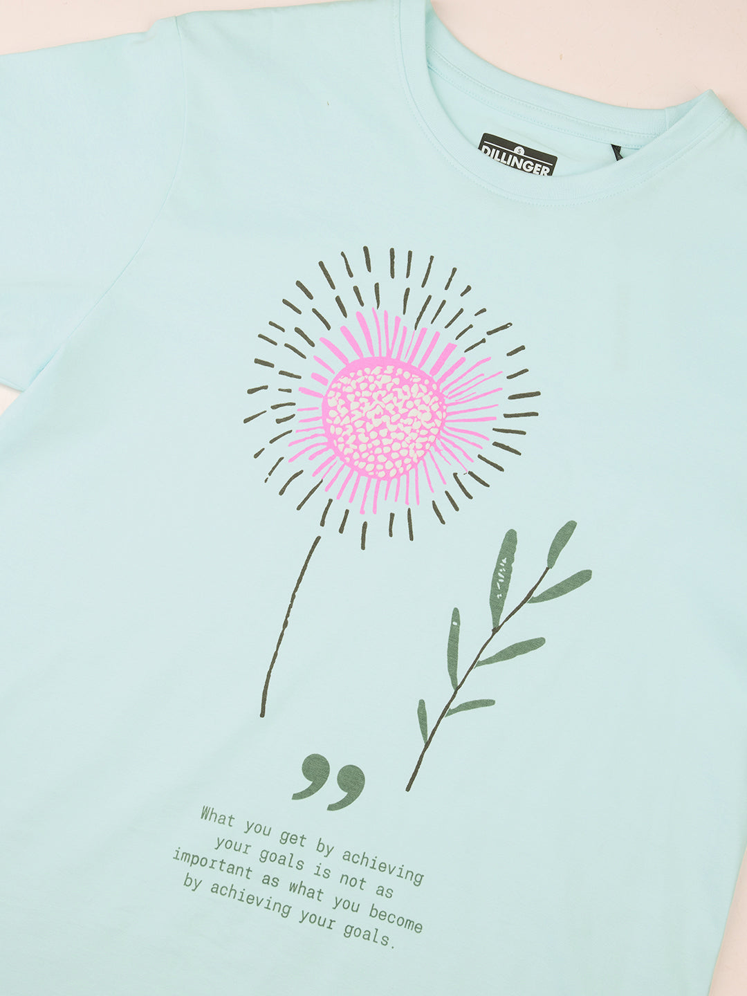 Womens Puff Printed Oversized Fit Cotton T-Shirt