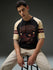 Mens Round Neck Raglan Sleeve Printed Oversized Fit Tshirt