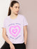 Womens Half Sleeve Round Neck Printed Boxy Fit Tshirts