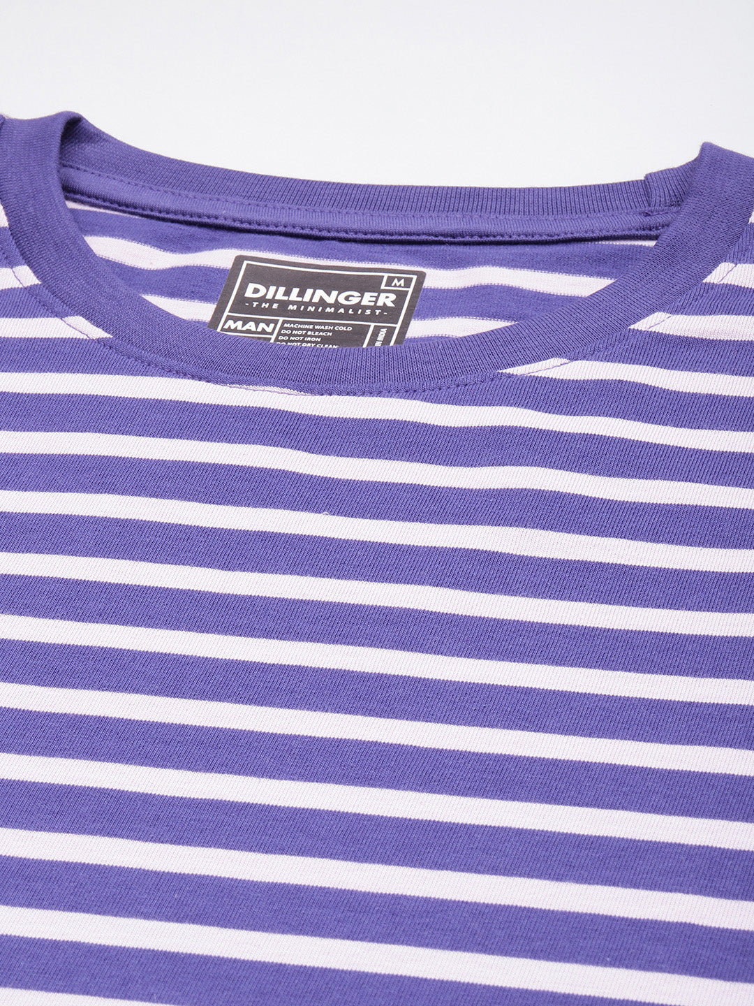 Mens Full Sleeve Round Neck Striped Regular Fit Tshirts