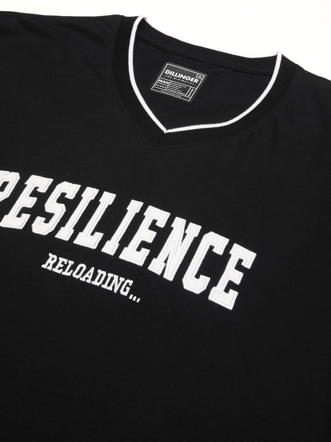Mens Half Sleeve V-Neck Printed Oversized Fit Tshirts