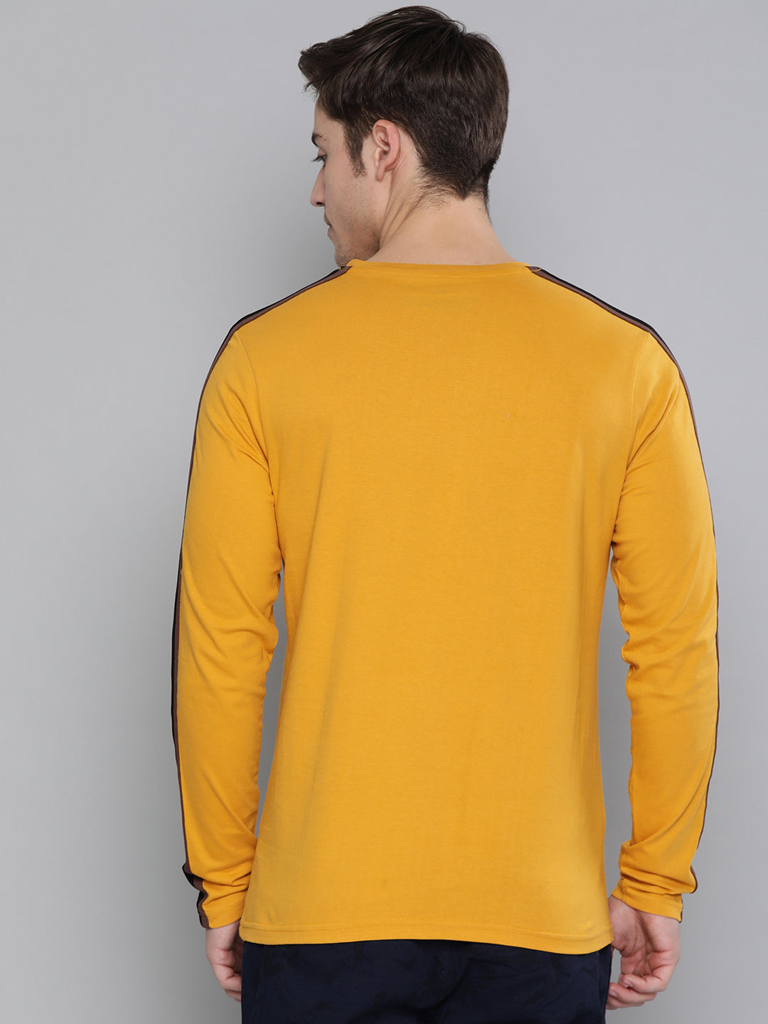 Mens Full Sleeve Round Neck Regular Fit T-Shirts