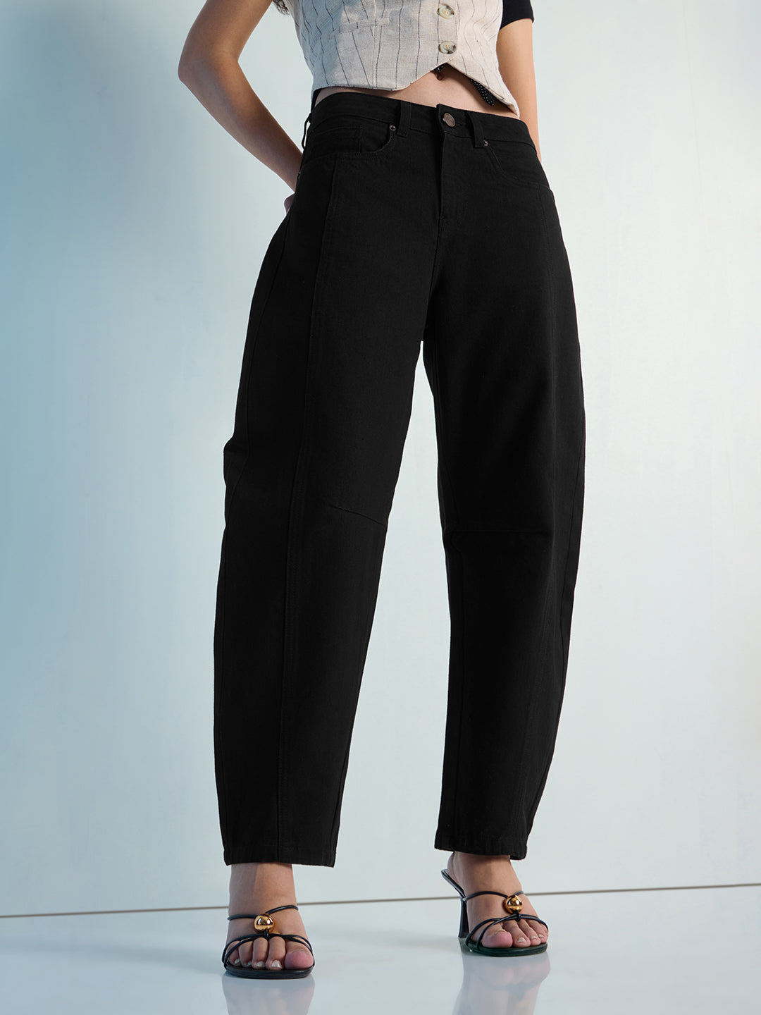 Womens Boot Cut Strech Denim Jeans Pant