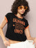 Womens Half Sleeve Round Neck Printed Regular Fit Tshirts