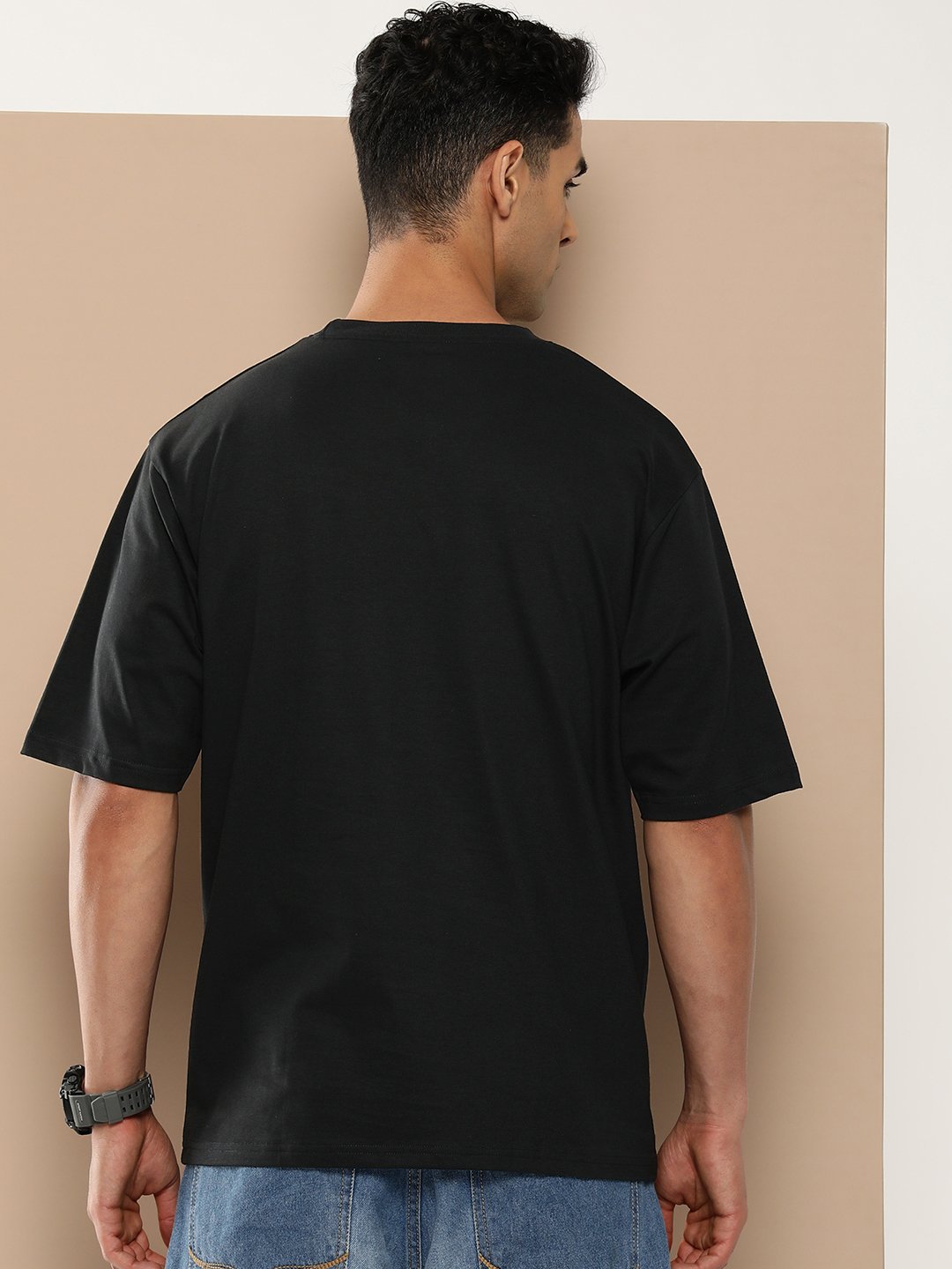 Mens Half Sleeve Round Neck Oversized Fit T-Shirts
