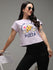 Womens Half Sleeve Round Neck Printed Regular Fit Tshirts