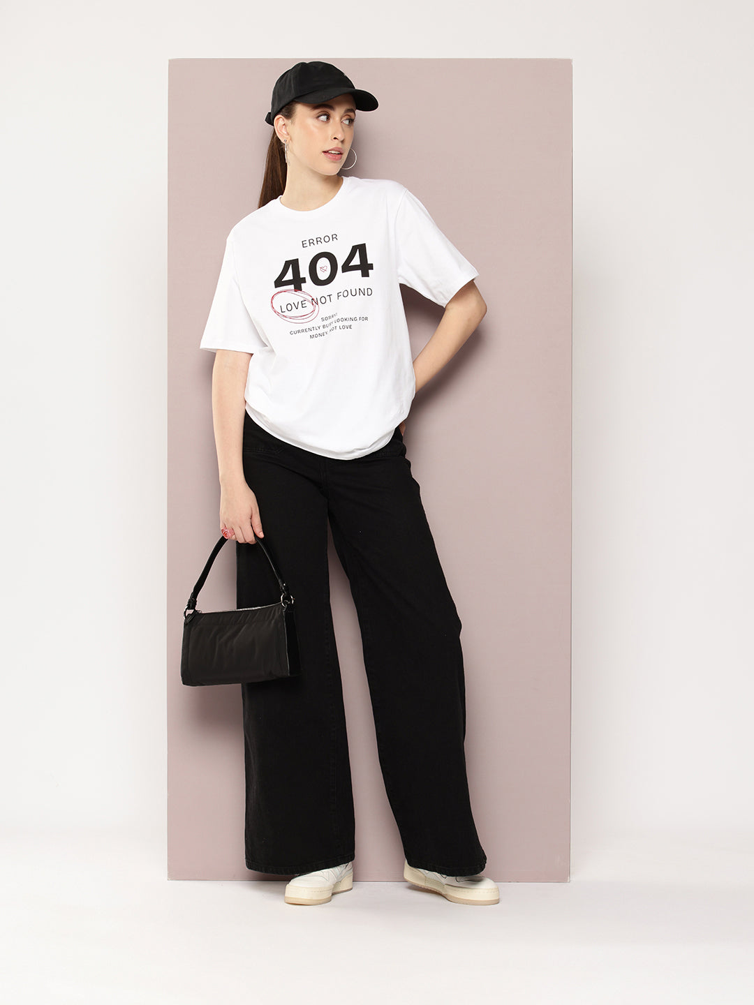 Womens Half Sleeve Round Neck Printed Oversized Fit Tshirts