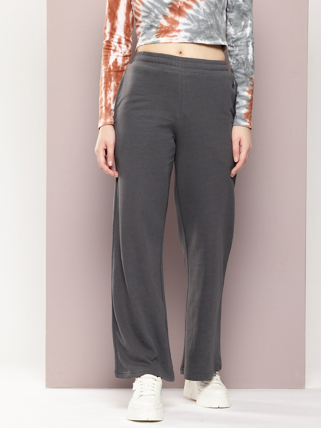 Women Ultra Soft Drapey Cotton Extra Baggy Korean Pant