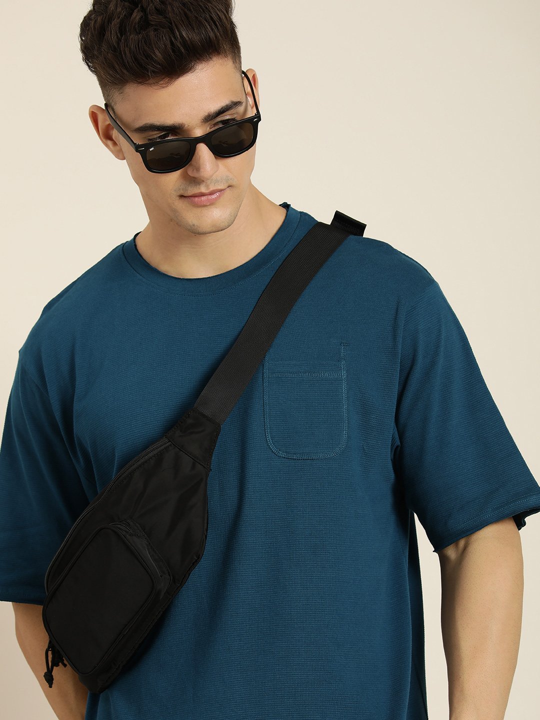 Mens Half Sleeve Round Neck Oversized Fit T-Shirts