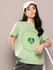 Womens Half Sleeve Round Neck Printed Boxy Fit Tshirts