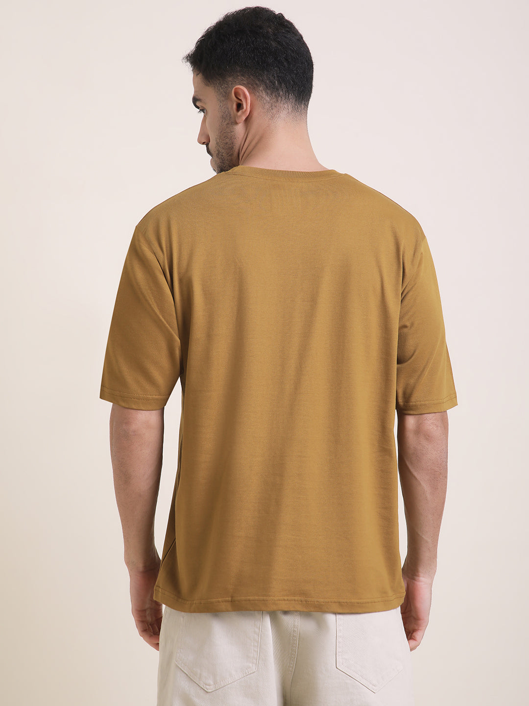 Mens Half Sleeve Round Neck Printed Oversized Fit Tshirts
