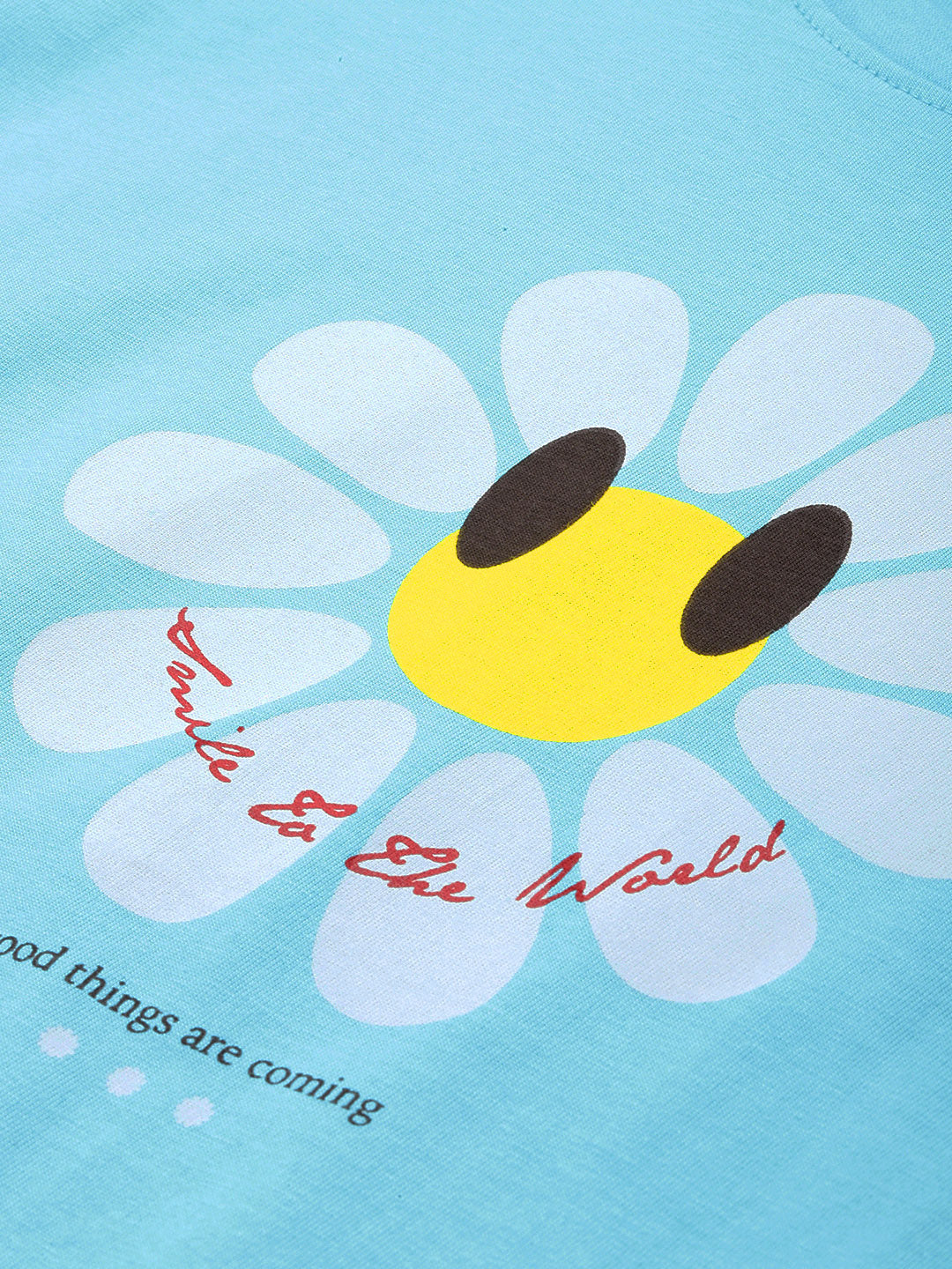 Womens Half Sleeve Round Neck Printed Boxy Fit Tshirts