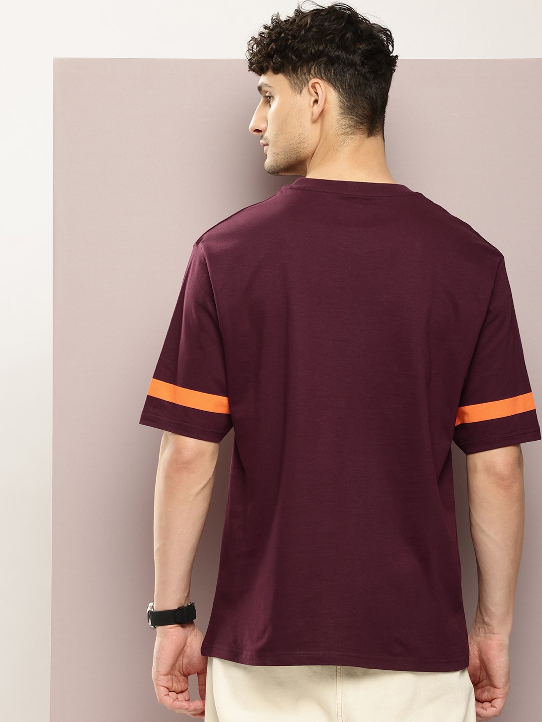 Mens Half Sleeve Round Neck Oversized Fit T-Shirts