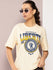 Womens Half Sleeve Round Neck Printed Oversized Fit Tshirts