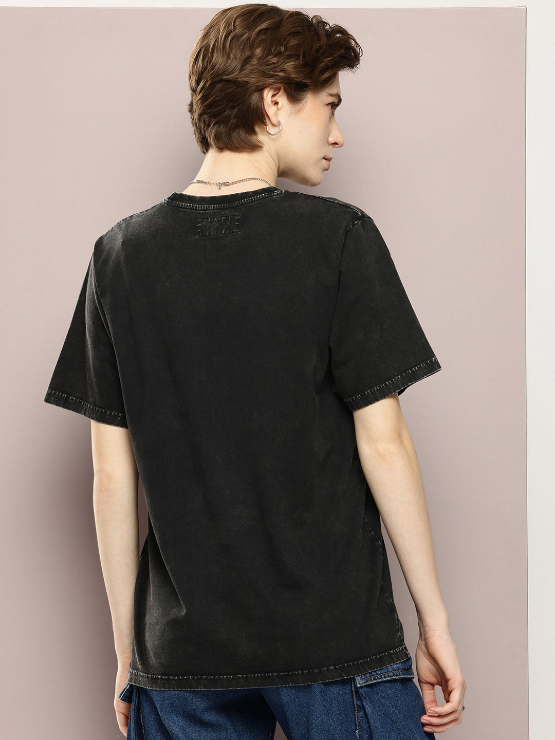 Womens Half Sleeve Round Neck Printed Oversized Fit Tshirts