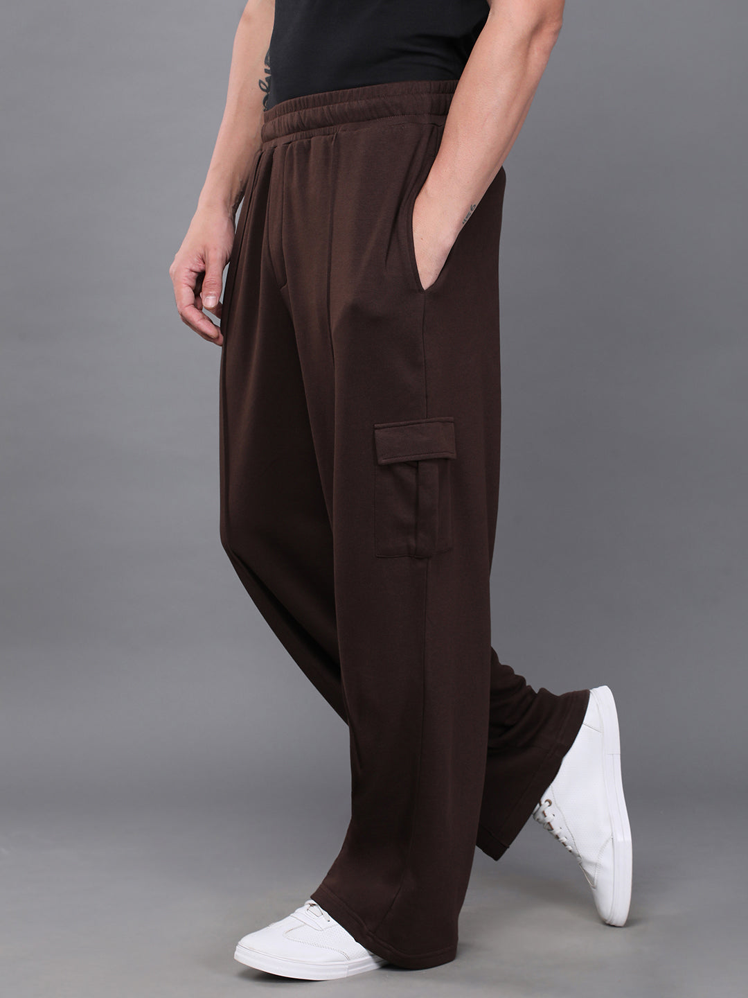 Men Super Soft Cotton Extra Baggy Korean Pant