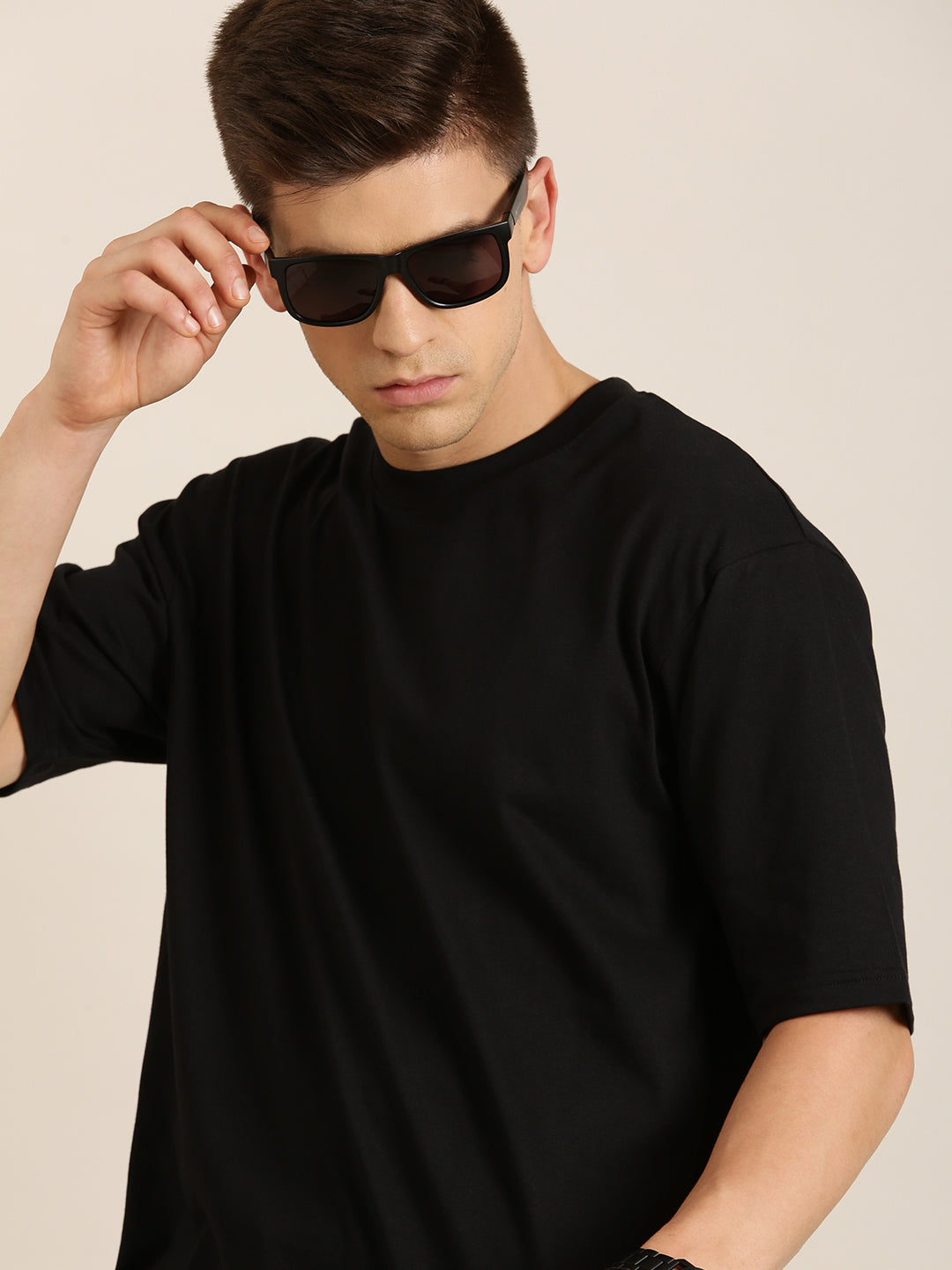 Mens Half Sleeve Round Neck Oversized Fit T-Shirts