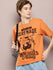 Womens Half Sleeve Round Neck Printed Oversized Fit Tshirts