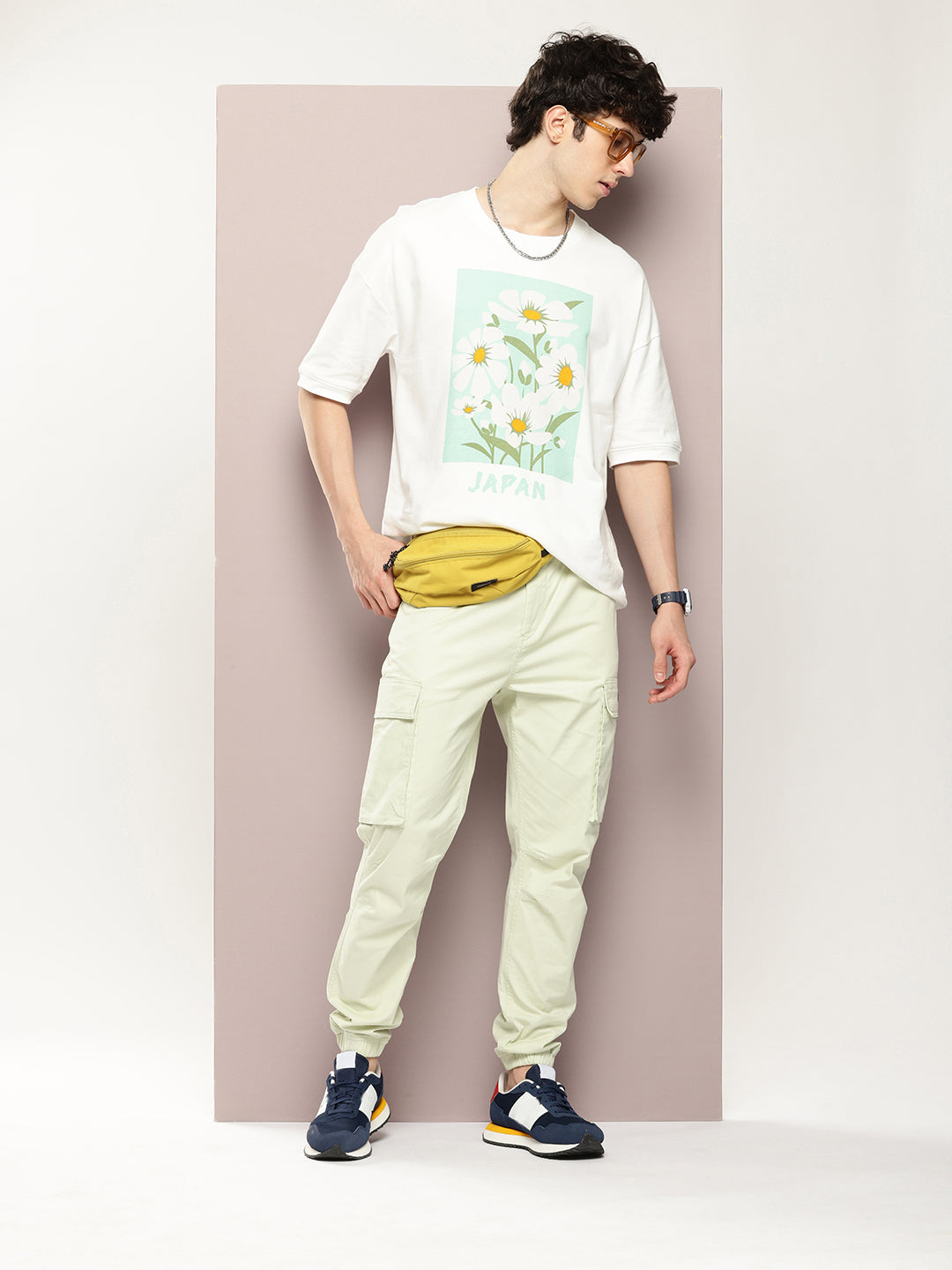 Mens Half Sleeve Round Neck Printed Oversized Fit Tshirts