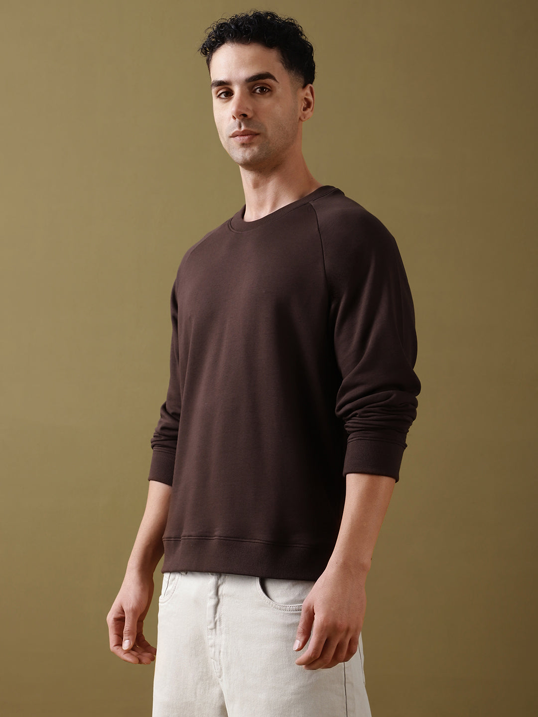 Mens Full Sleeve Round Neck Oversized Fit T-Shirts