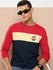 Mens Full Sleeve Round Neck Colourblocked Regular Fit Tshirts