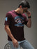 Mens Half Sleeve Round Neck Printed Oversized Fit Tshirts