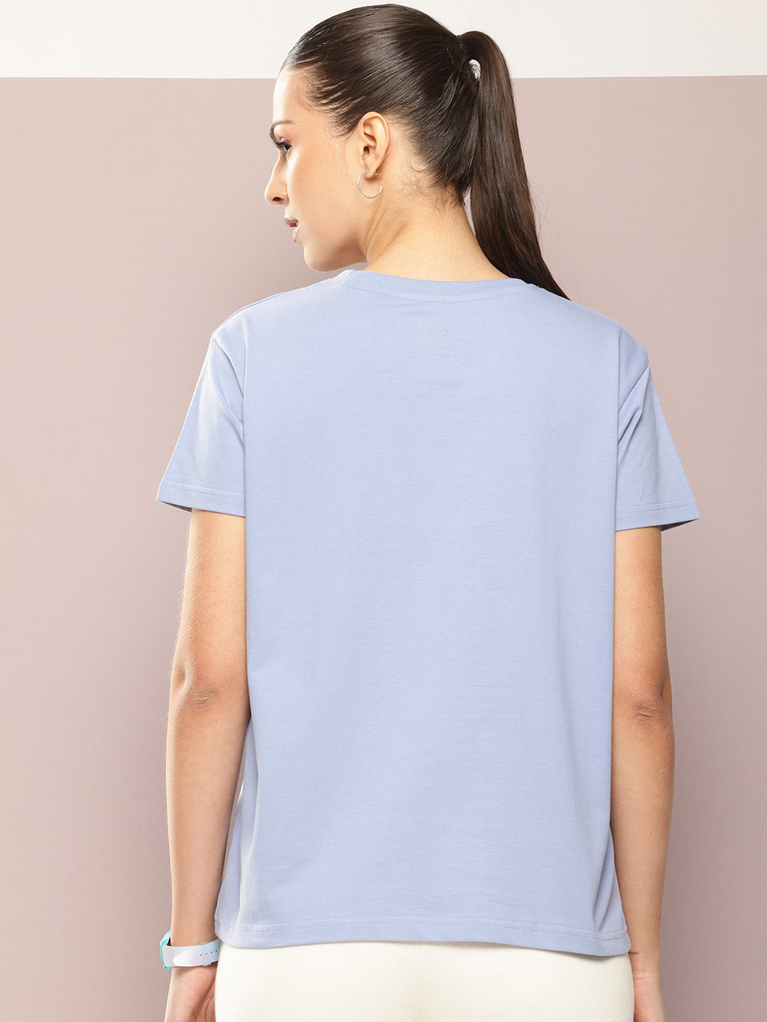 Womens Half Sleeve Round Neck Printed Boxy Fit Tshirts