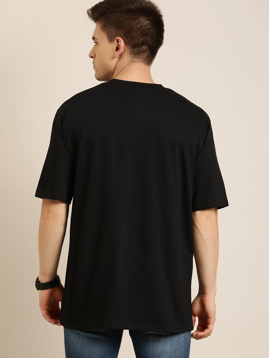 Mens Half Sleeve Round Neck Oversized Fit T-Shirts