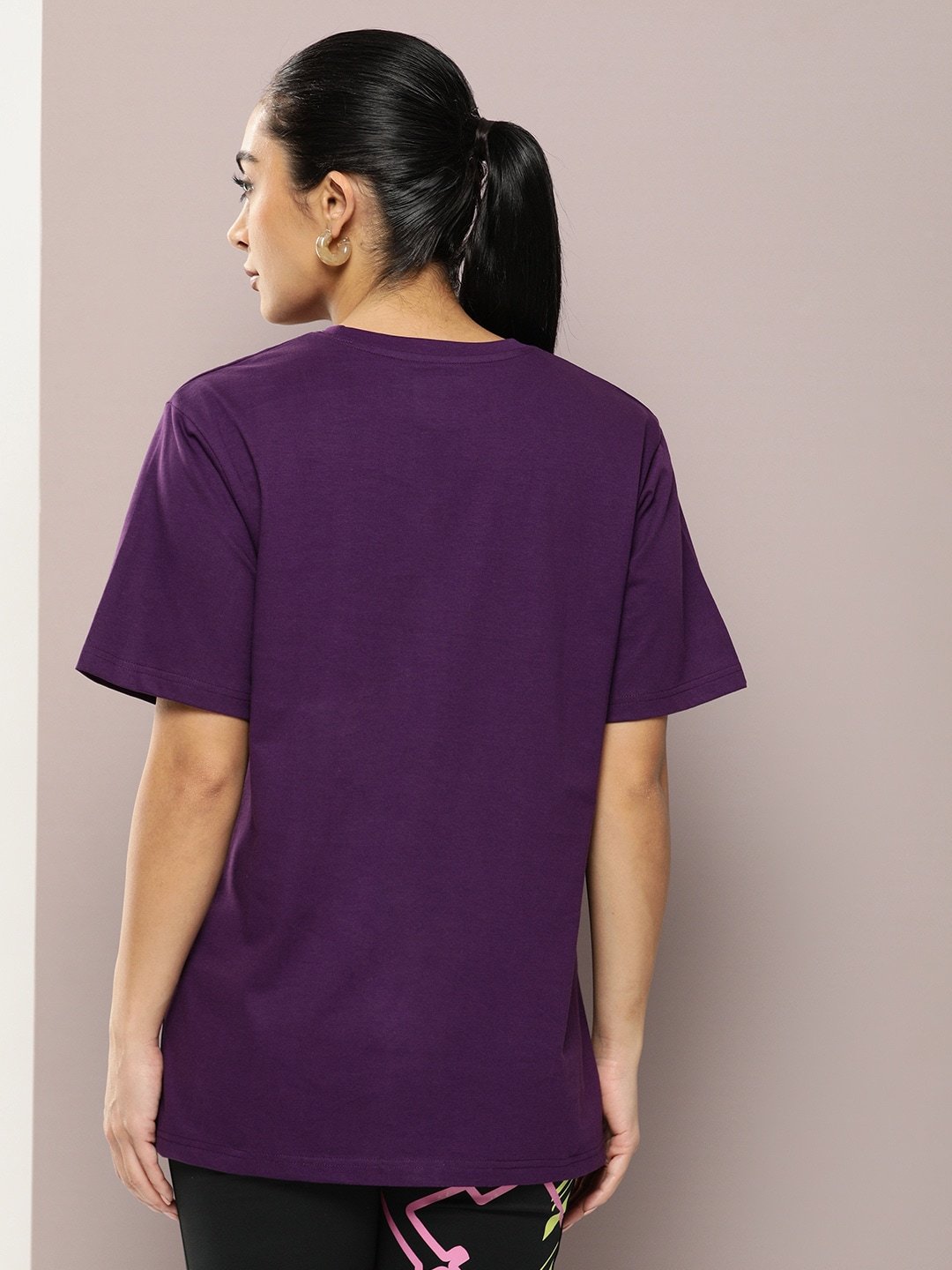 Womens Half Sleeve Round Neck Oversized Fit T-Shirts