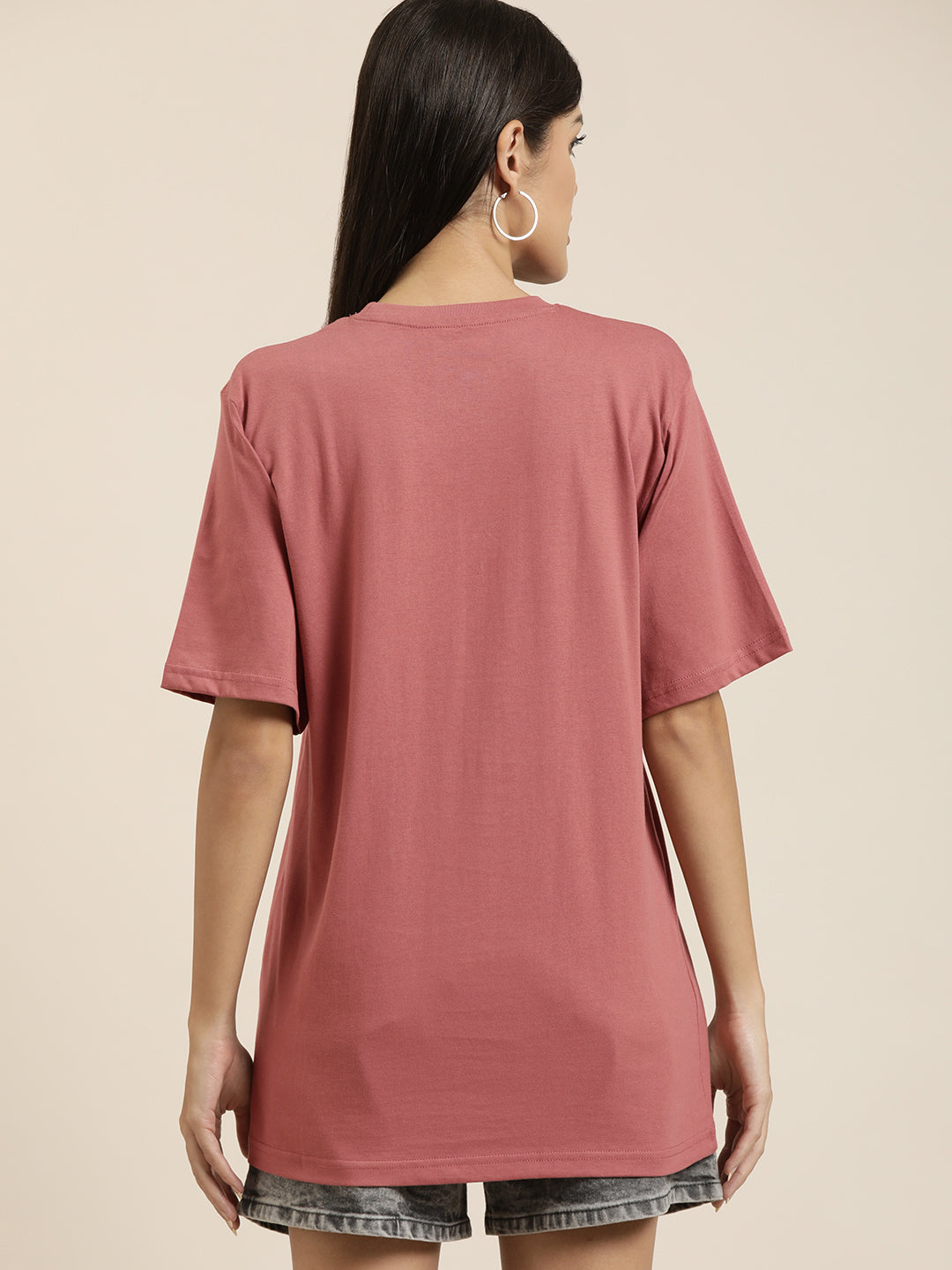 Womens Half Sleeve Oversized Fit Polo T-Shirts