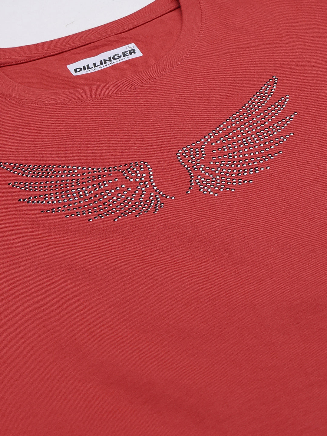 Womens Stud Detailed Boxy Regular Round Neck Tshirt 