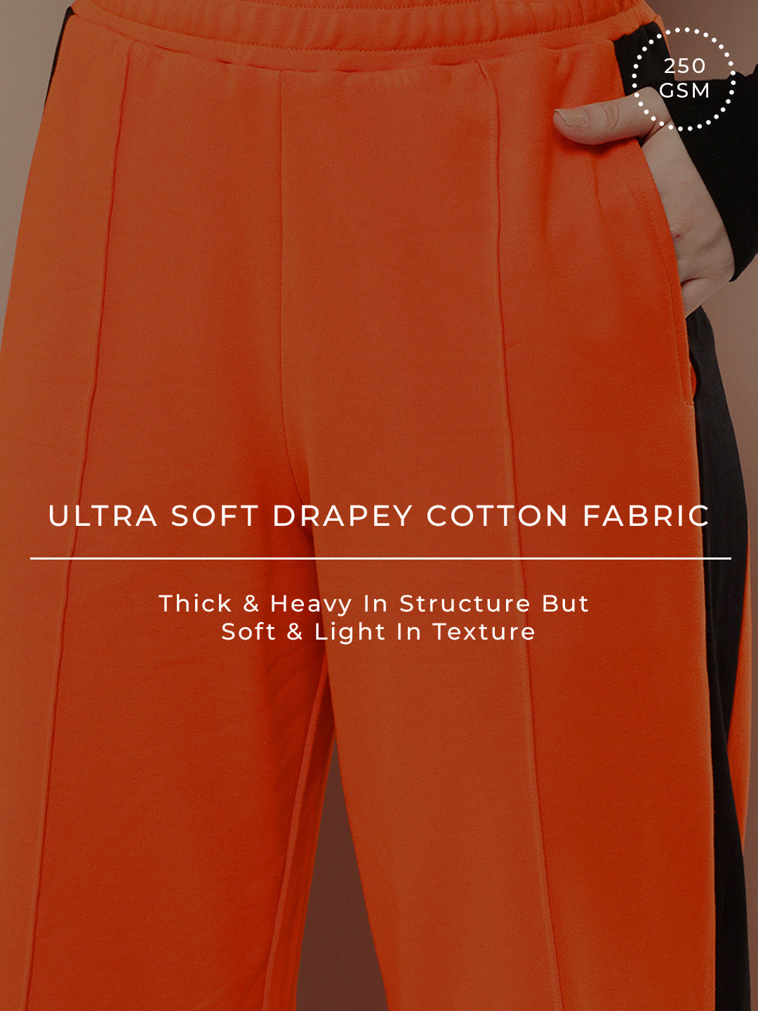 Women Ultra Soft Drapey Cotton Extra Baggy Korean Pant