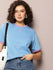 Womens Half Sleeve Round Neck Printed Oversized Fit Tshirts