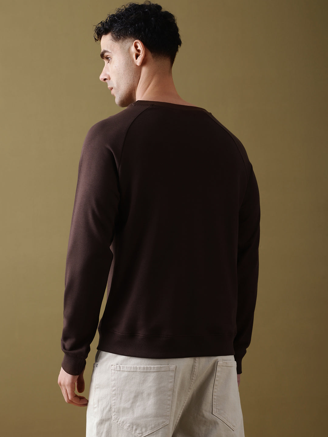 Mens Full Sleeve Round Neck Oversized Fit T-Shirts