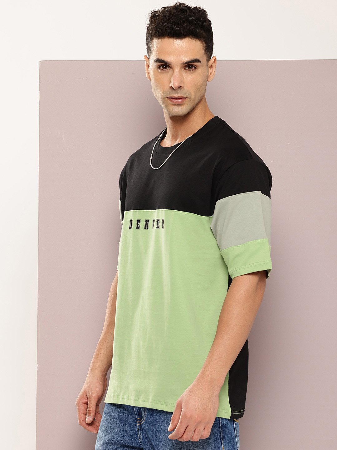 Mens Half Sleeve Round Neck Oversized Fit T-Shirts