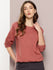 Womens Full Sleeve Round Neck Solid Relaxed Fit Tshirts