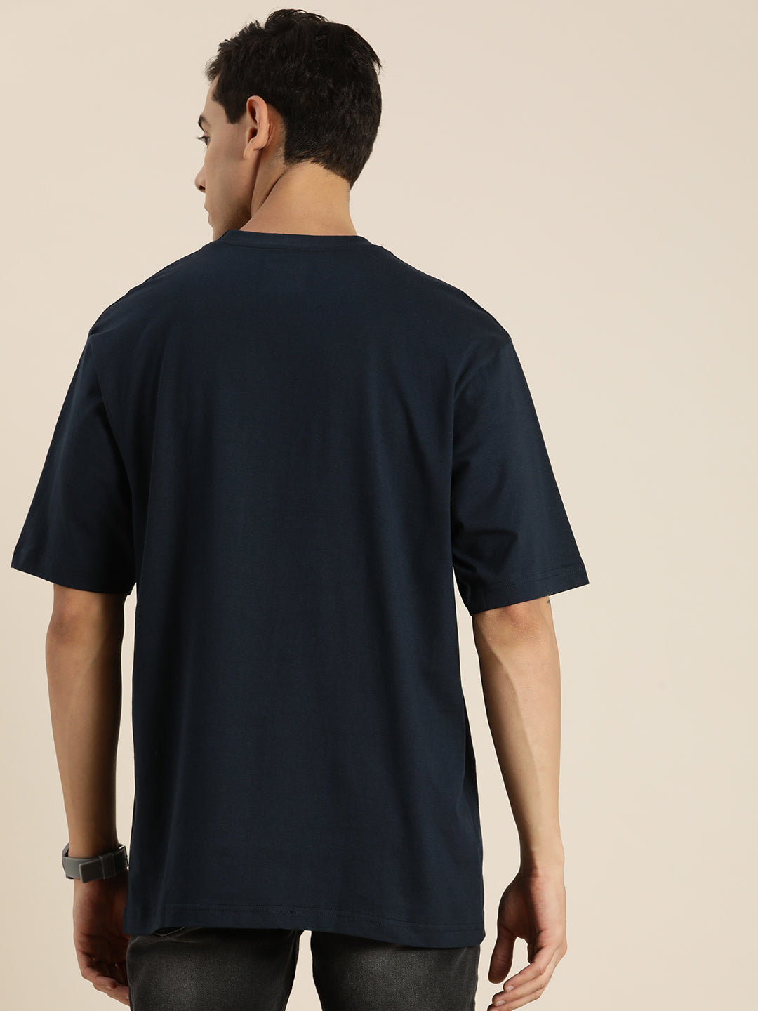 Mens Half Sleeve Round Neck Oversized Fit T-Shirts