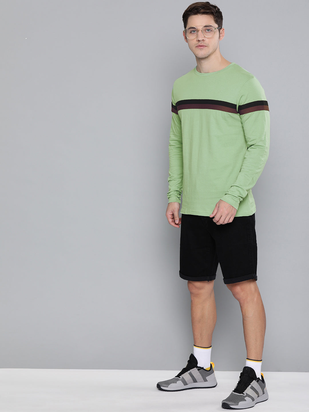 Mens Full Sleeve Round Neck Regular Fit T-Shirts