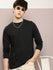 Mens Full Sleeve Round Neck Solid Regular Fit Tshirts